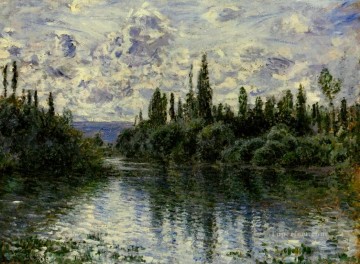 風景 Painting - ヴェトゥイユ・クロード・モネの近くのセーヌ川の風景